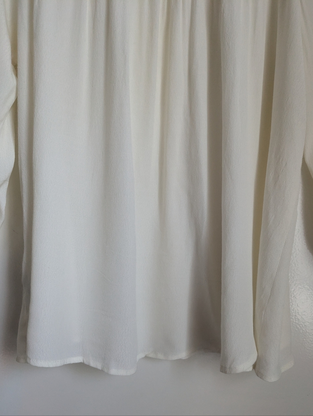 Anthropologie Lie Romantic Bohemian Ruffled Lace Blouse White Size 14 - Picture 13 of 16